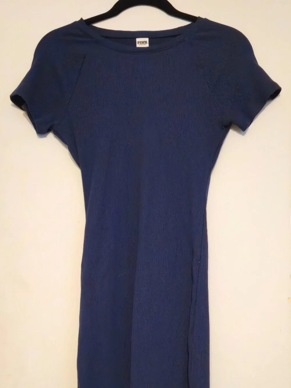 PINK VS ribbed navy body on (M)